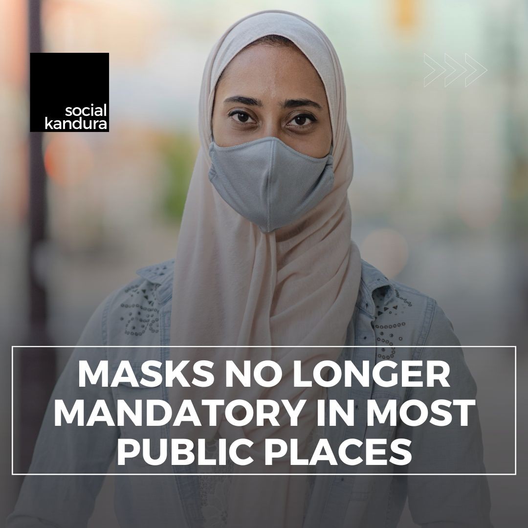 Face masks are no longer mandatory in public places in the UAE.

The government announced the change during a press briefing on Monday September 26.

#socialkandura #uae #dubainews #dubai #uaenews #covid19 #covid19updates #nomask #healthcare #who #abudhabi #abudhabinews