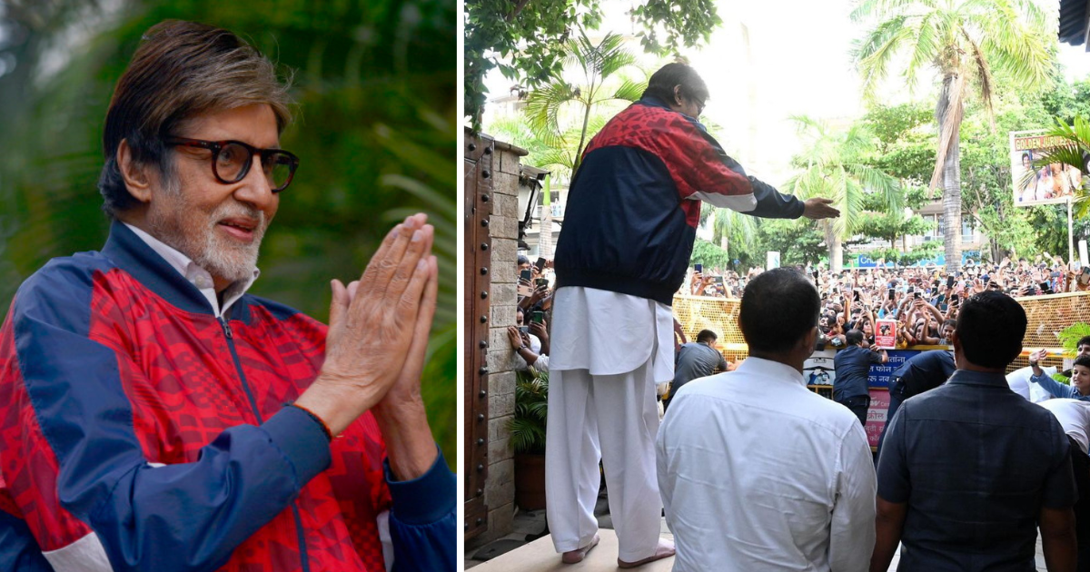 Amitabh Bachchan Greets His Fans Barefoot, Here's Why