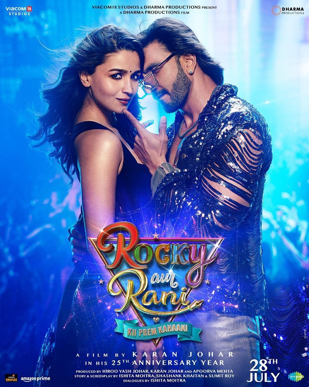 rocky aur rani kii prem kahaani poster