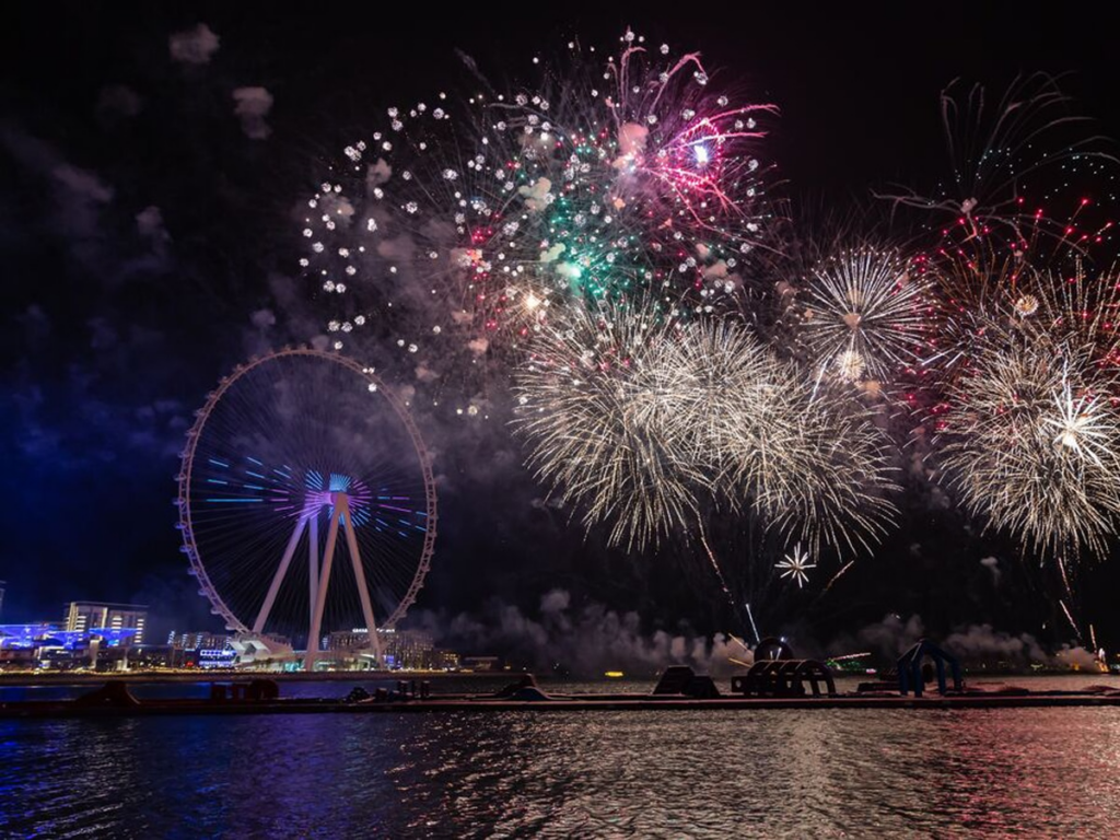 Dazzling Fireworks And Drone Shows Illuminate Dubai's Night Sky ...