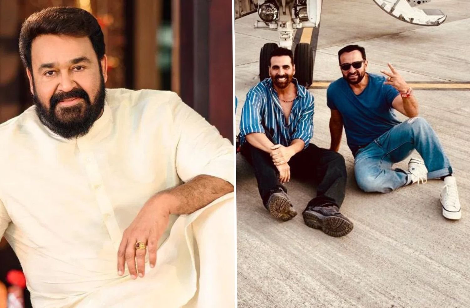 Report: Mohanlal To Add His Magic To Akshay Kumar, Saif Ali Khan's Haiwaan With A Cameo