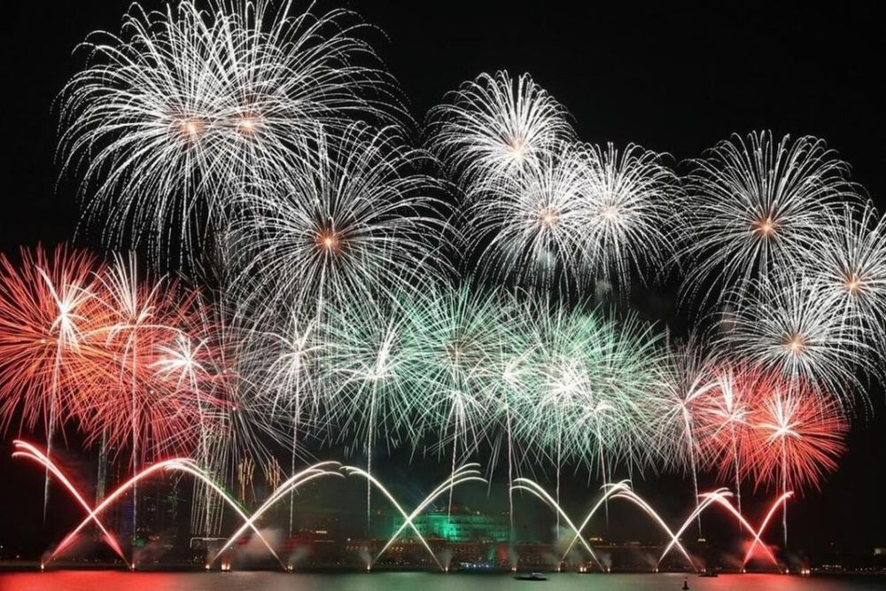 UAE National Day fireworks