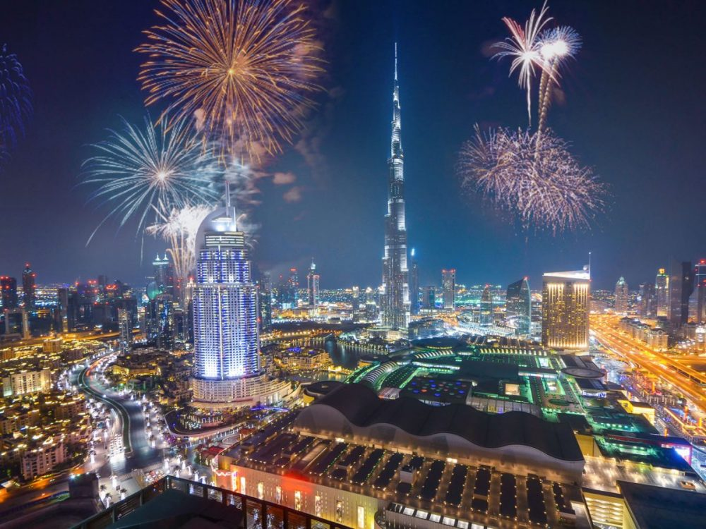 New Year celebration at Dubai