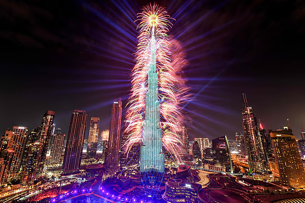 Burj Khalifa Fireworks