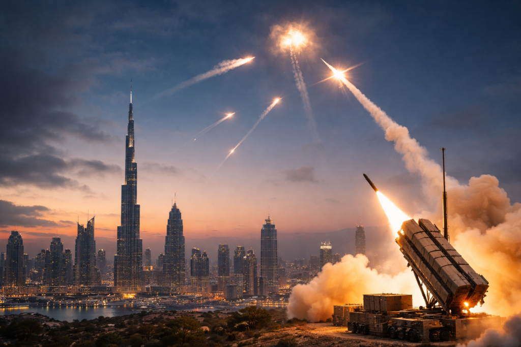 UAE Intercepts 7 Ballistic Missiles, 16 Drones Amid High Alert