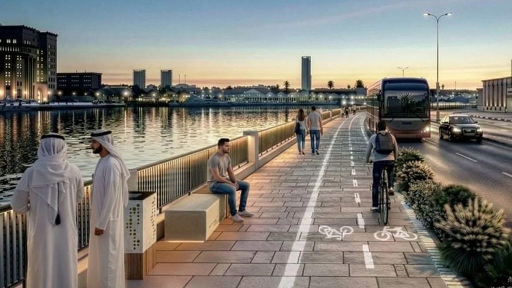 A walking route that connects Dubai’s past