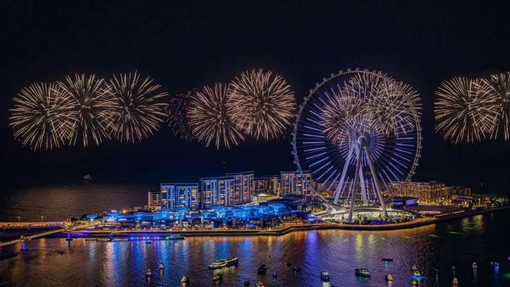 Bluewaters Island – Fireworks