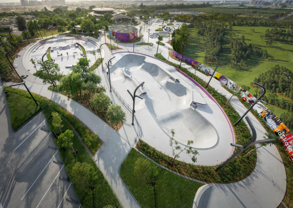 Smart Parking Spaces at Aljada