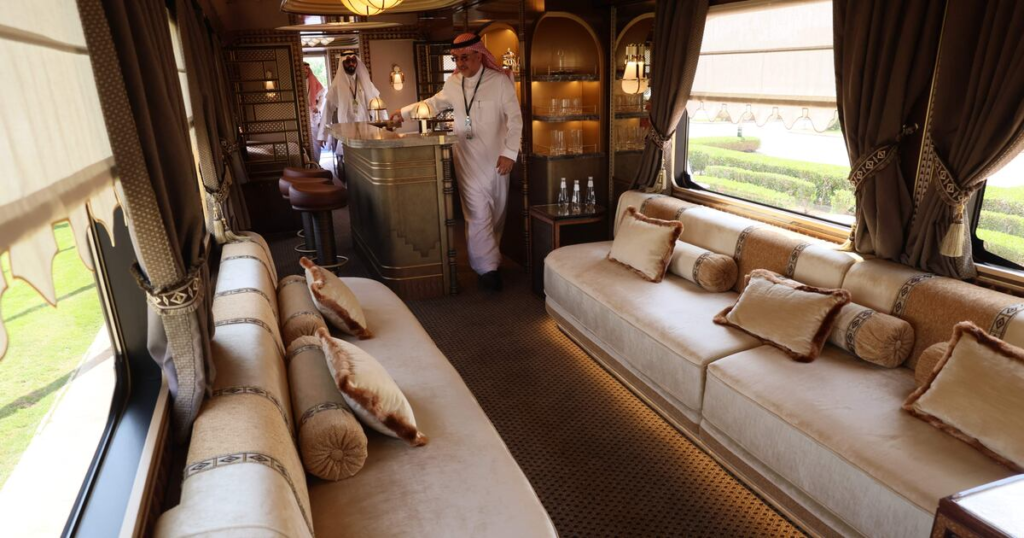 Saudi Arabia luxury train Dream of the Desert project in Riyadh before 2026 launch