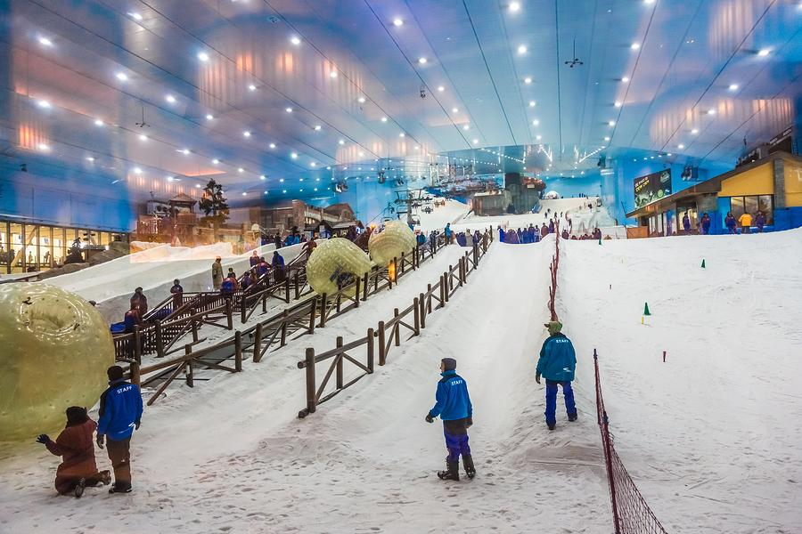 Escape the heat at Ski Dubai