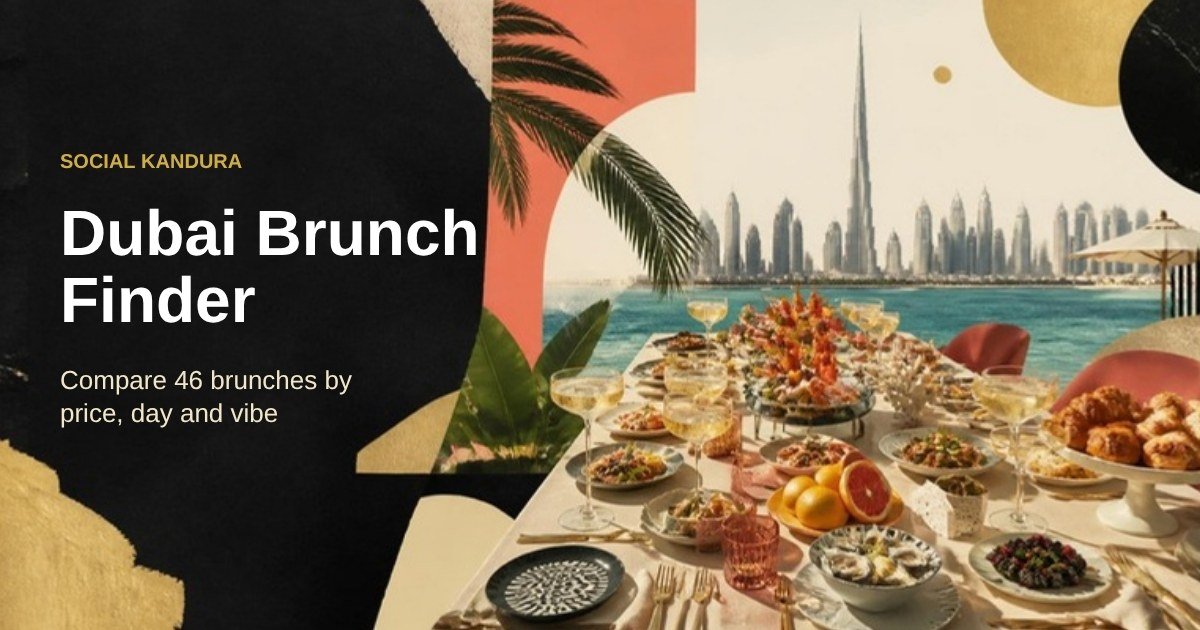 Dubai Brunch Finder by Social Kandura