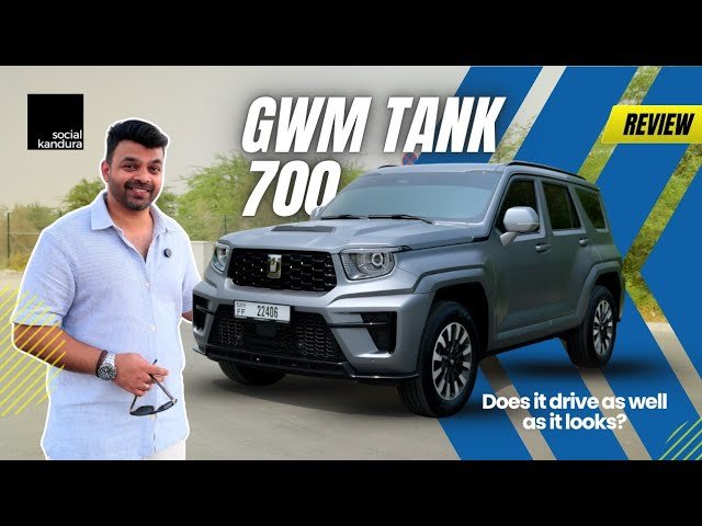 GWM Tank 700 review UAE, the black luxury SUV on the road