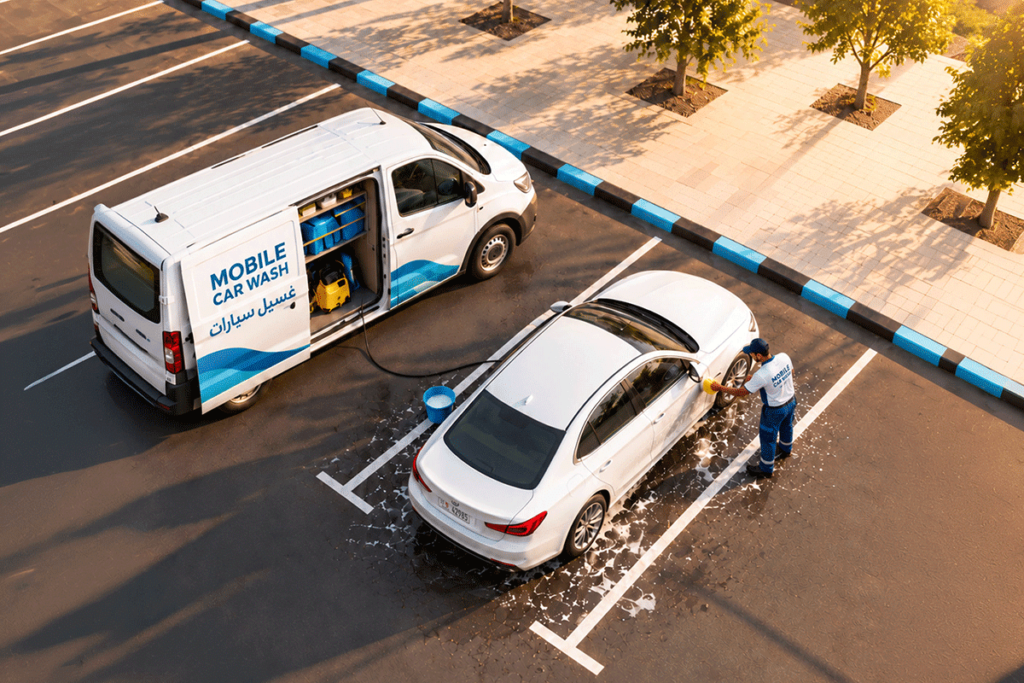 Abu Dhabi Bans Car Washing