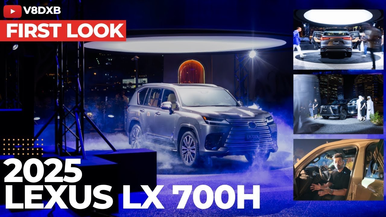 Lexus LX 700h launch in Dubai, the new hybrid LX on display