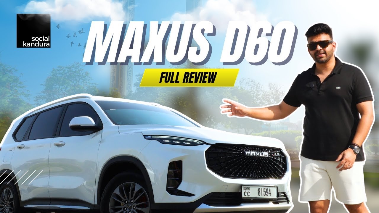 Maxus D60 review Dubai, the seven-seater SUV from the front