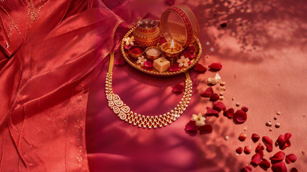 Tanishq Karwa Chauth 2026 celebration in Dubai with free mehndi at UAE boutiques