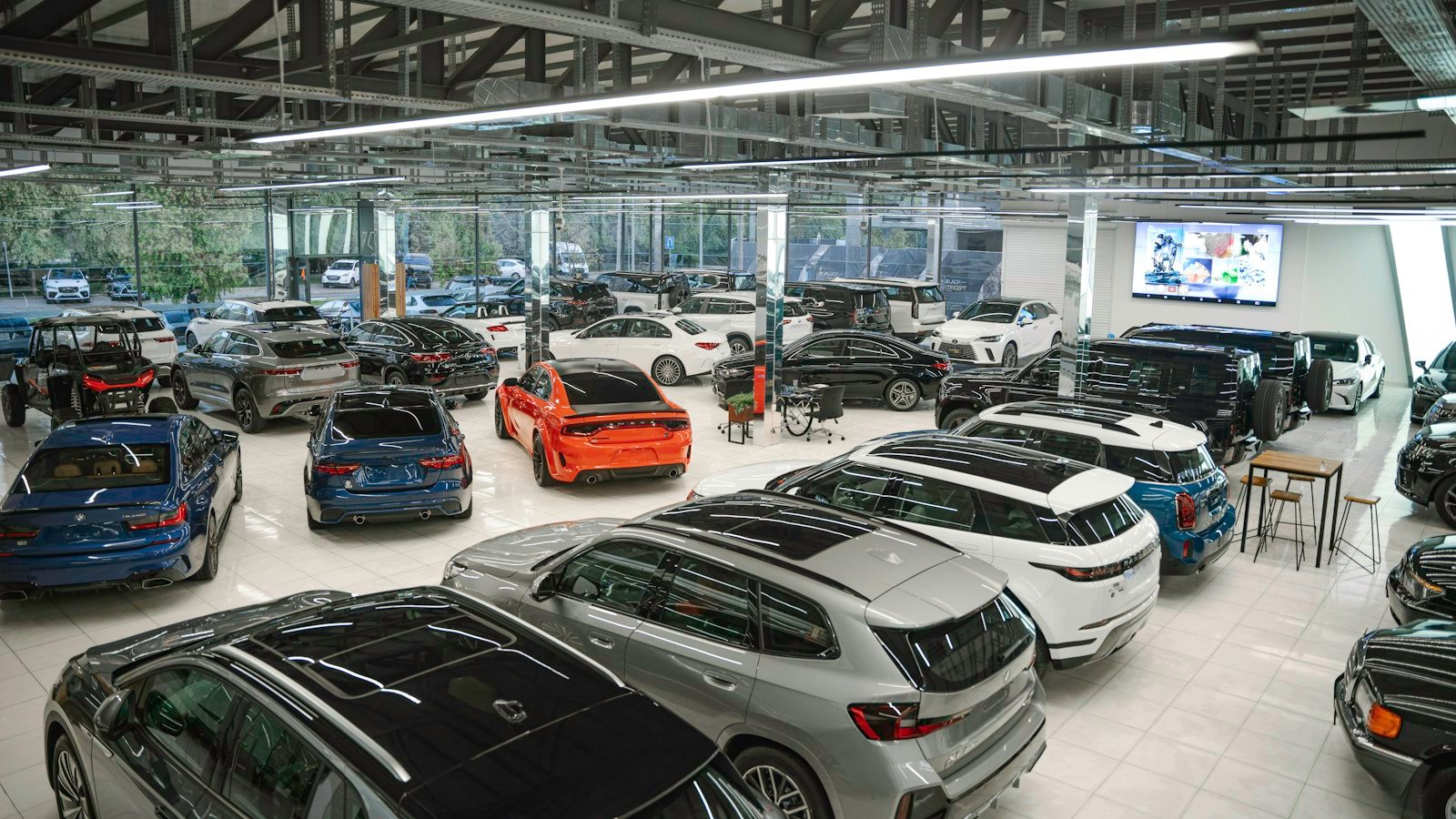 New cars in a showroom, new car launches in the UAE 2026